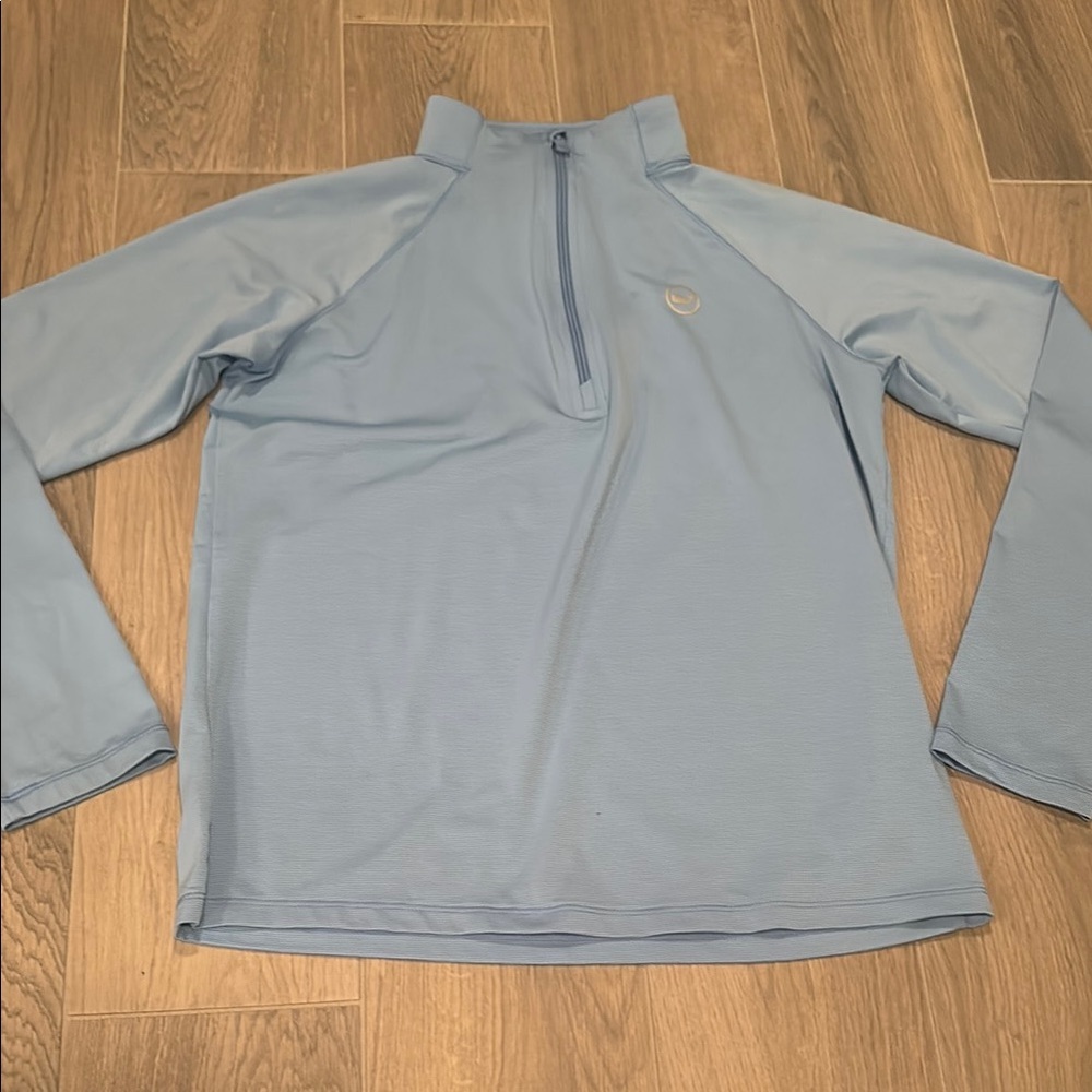 Vineyard Vines Boys Light Blue Quarter-Zip Pullover Size L